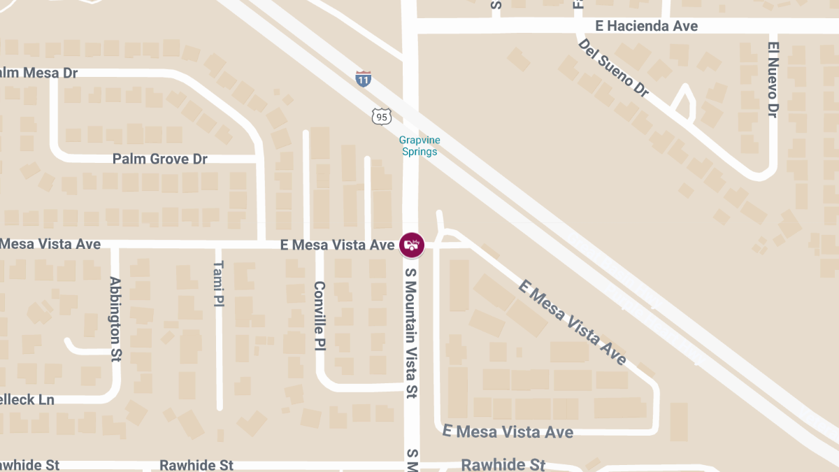 Injuries Reported in Accident at Mountain Vista St & E Mesa Vista Ave