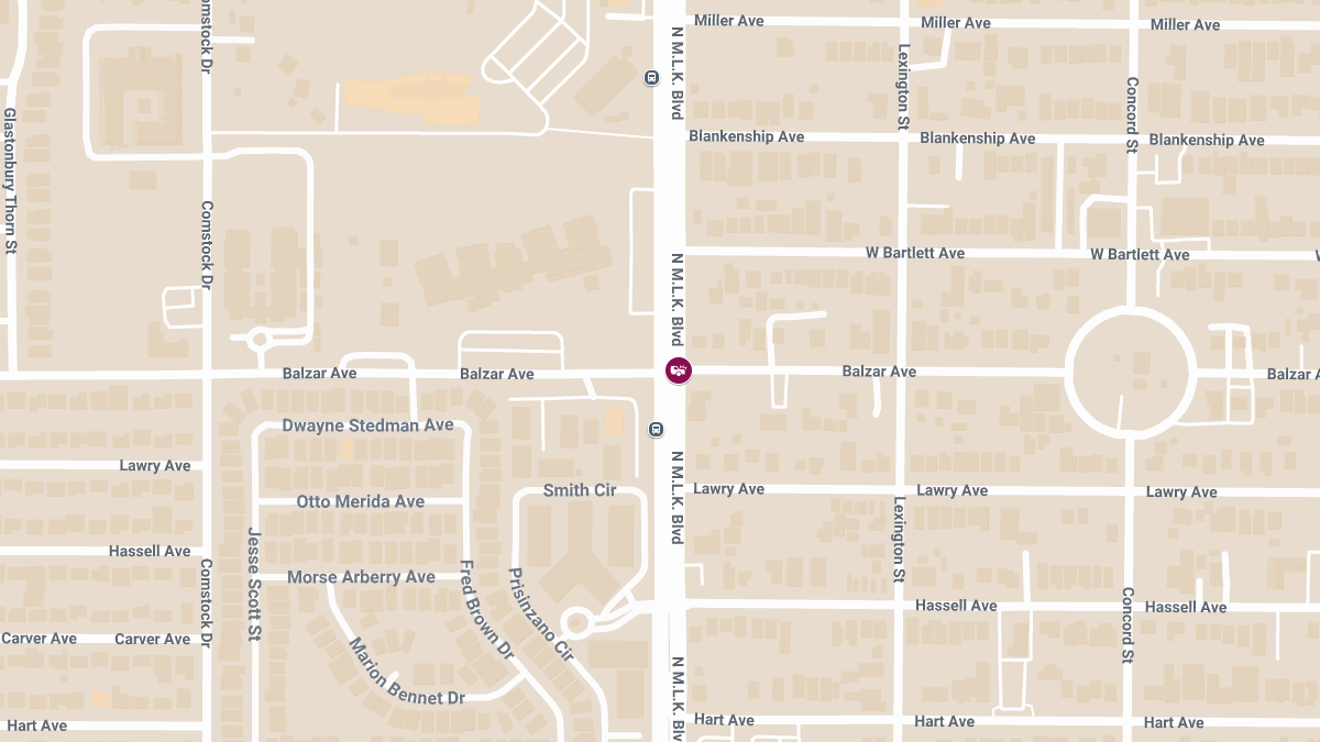 Injuries Reported in Accident at N Martin L King Blvd & Balzar Ave