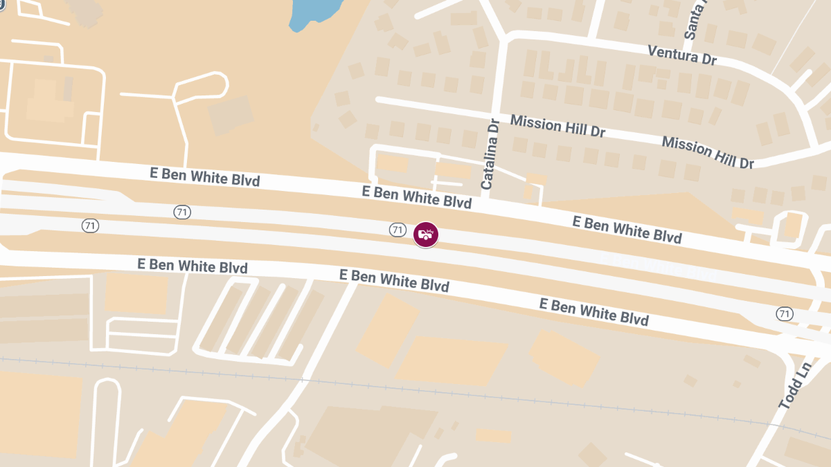 Injuries Reported in Accident on W SH 71