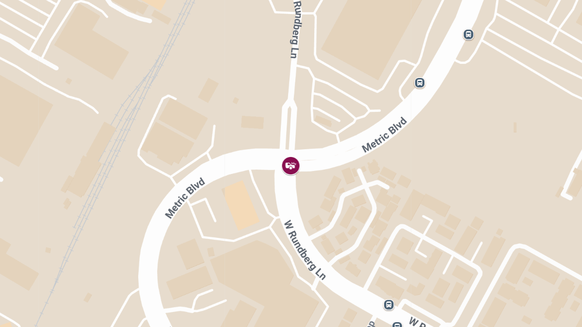 Injuries Reported in Collision at W Rundberg Ln & Metric Blvd