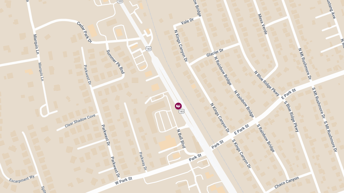 Injuries Reported in Collision on N US 183 Frontage Rd