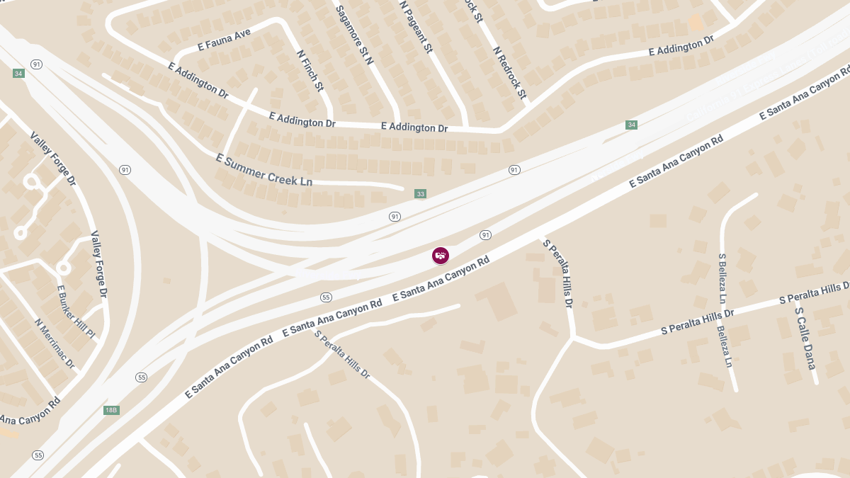 Injuries Reported in Collision on SR-91 West at SR-55
