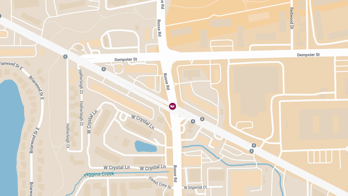 Injuries Reported in Crash at Algonquin Rd and Busse Rd
