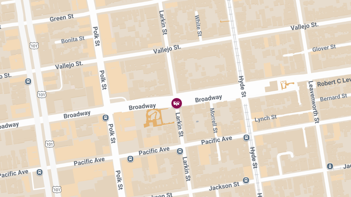 Injuries Reported in Crash at Broadway & Larkin St
