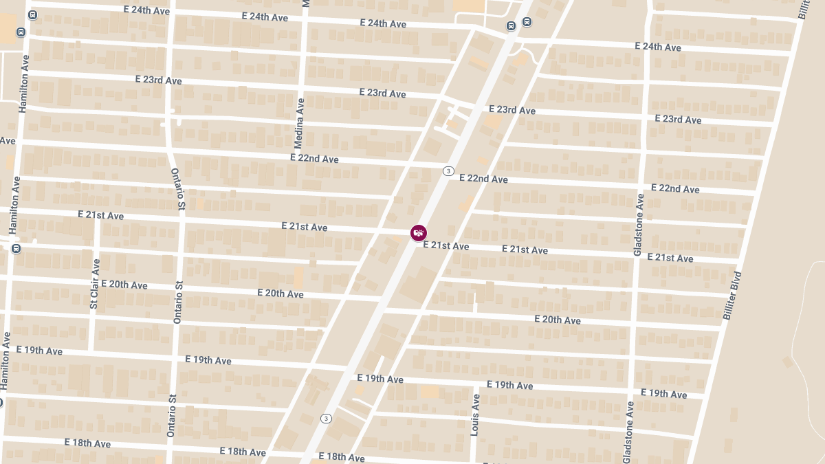 Injuries Reported in Crash at Cleveland Ave & E 21st Ave