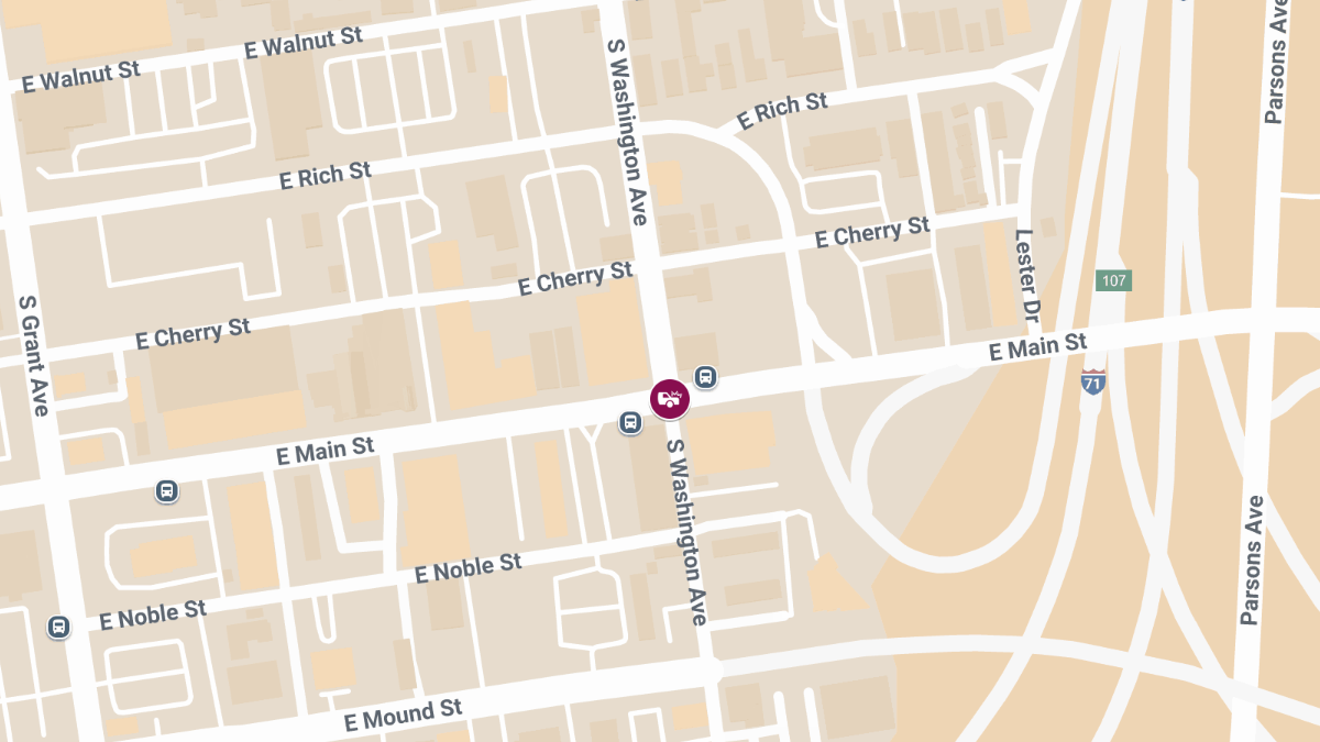 Injuries Reported in Crash at E Main St & S Washington Ave