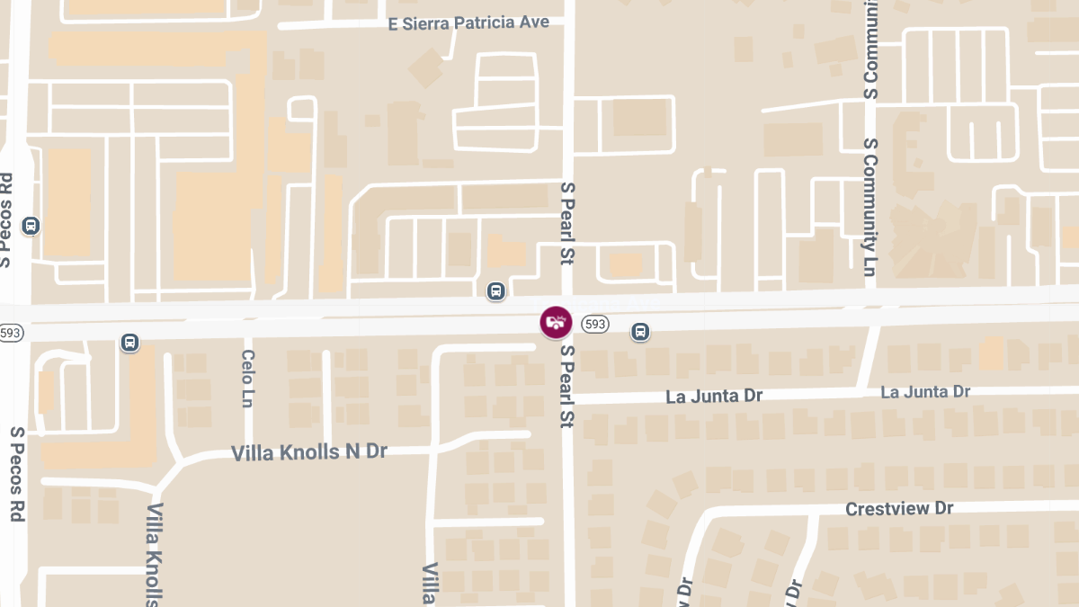 Injuries Reported in Crash at E Tropicana Ave & S Pearl St