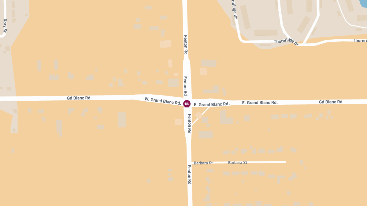 Injuries Reported in Crash at Fenton Rd & W Grand Blanc Rd