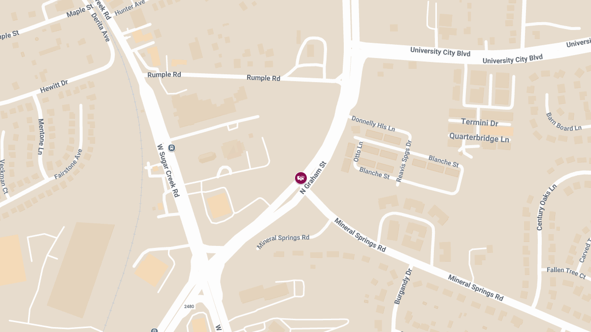 Injuries Reported in Crash at N Graham St & Mineral Springs Rd