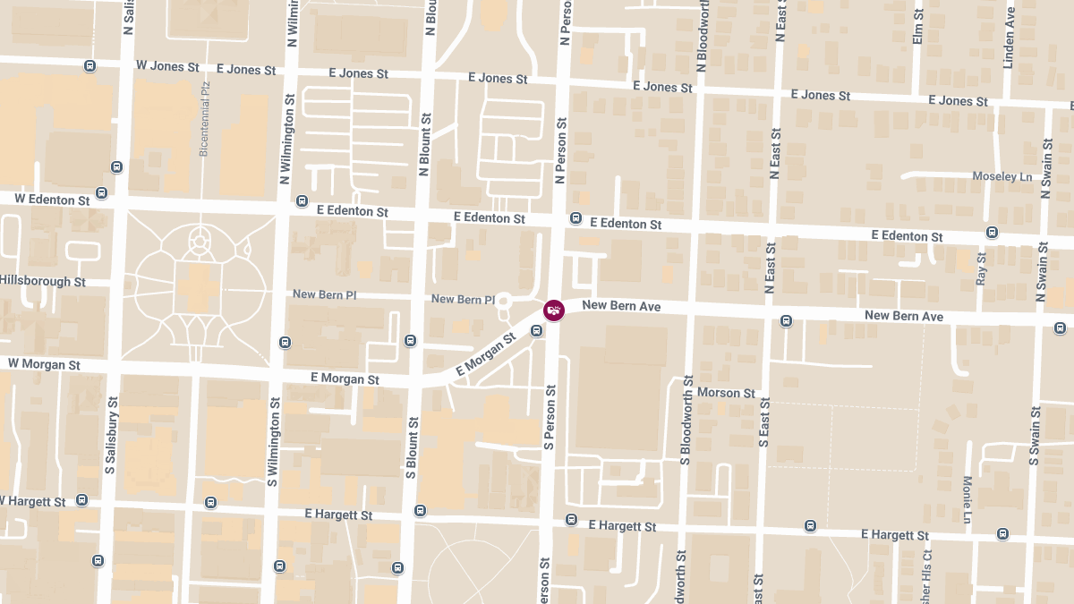 Injuries Reported in Crash at N Person St & E Morgan St