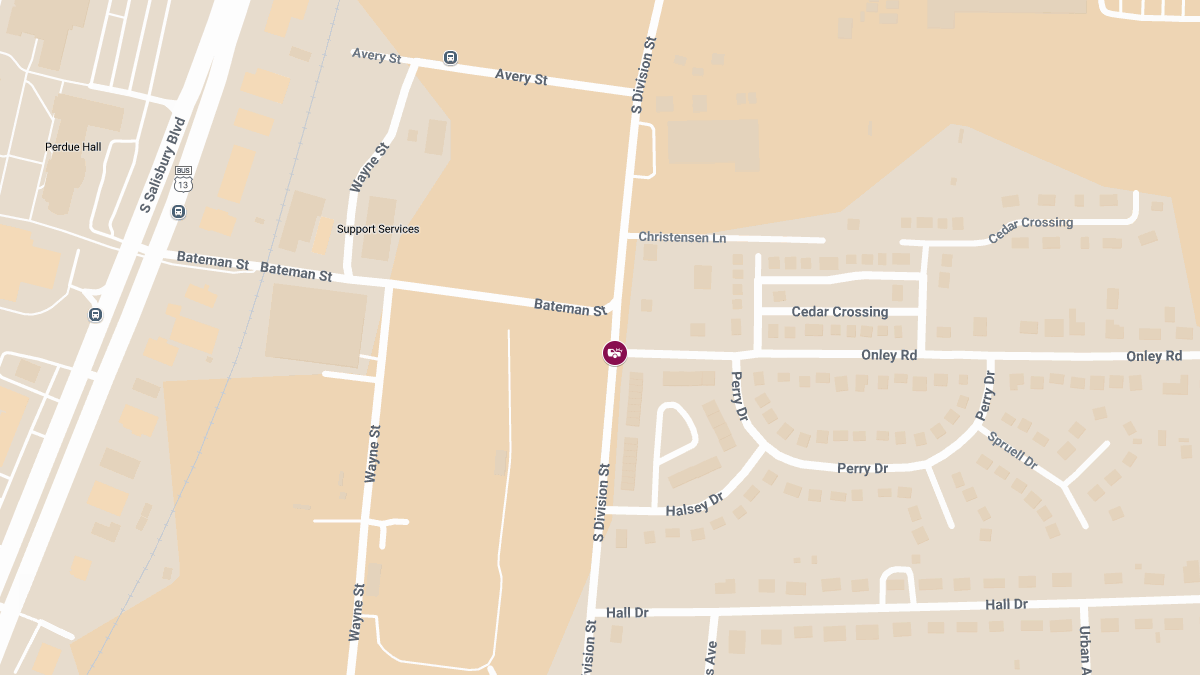 Injuries Reported in Crash at Onley Rd & S Division