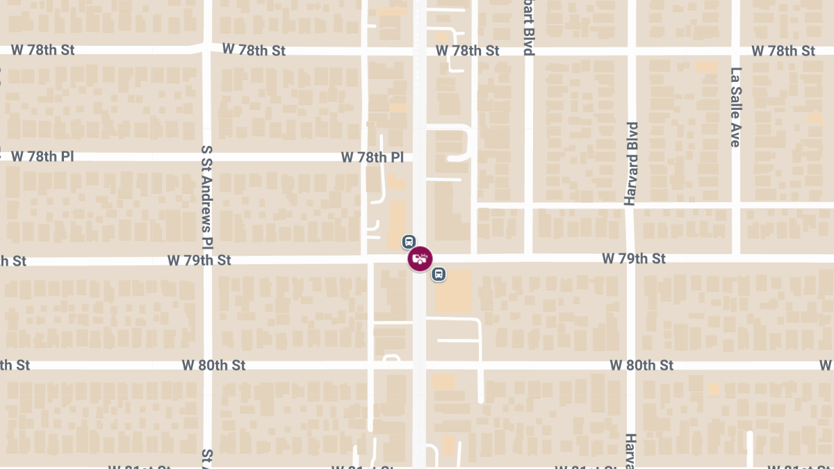 Injuries Reported in Crash at S Western Ave & W 79th St