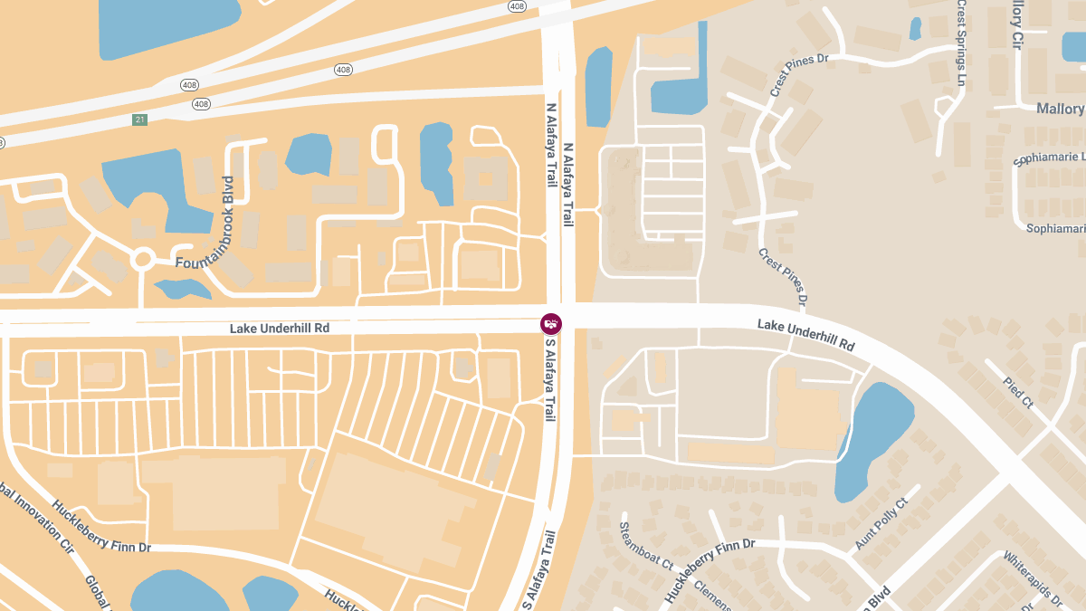 Injuries Reported in Crash on Alafaya Trail at Lake Underhill Rd