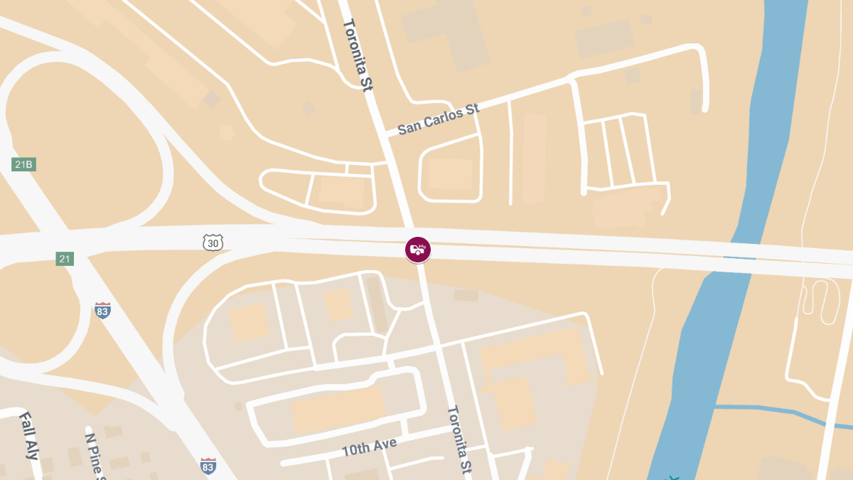 Injuries Reported in Crash on Arsenal Rd at Toronita St