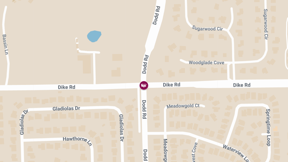 Injuries Reported in Crash on Dike Rd at Dodd Rd