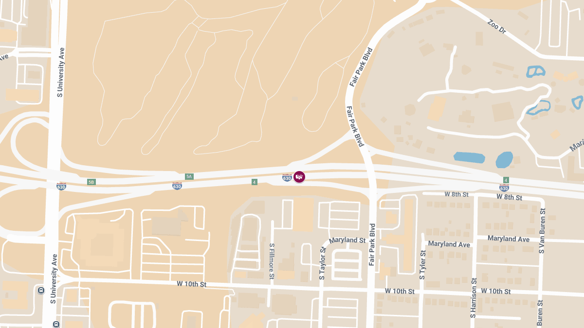 Injuries Reported in Crash on EB I-630 Near Mile Marker 4.2