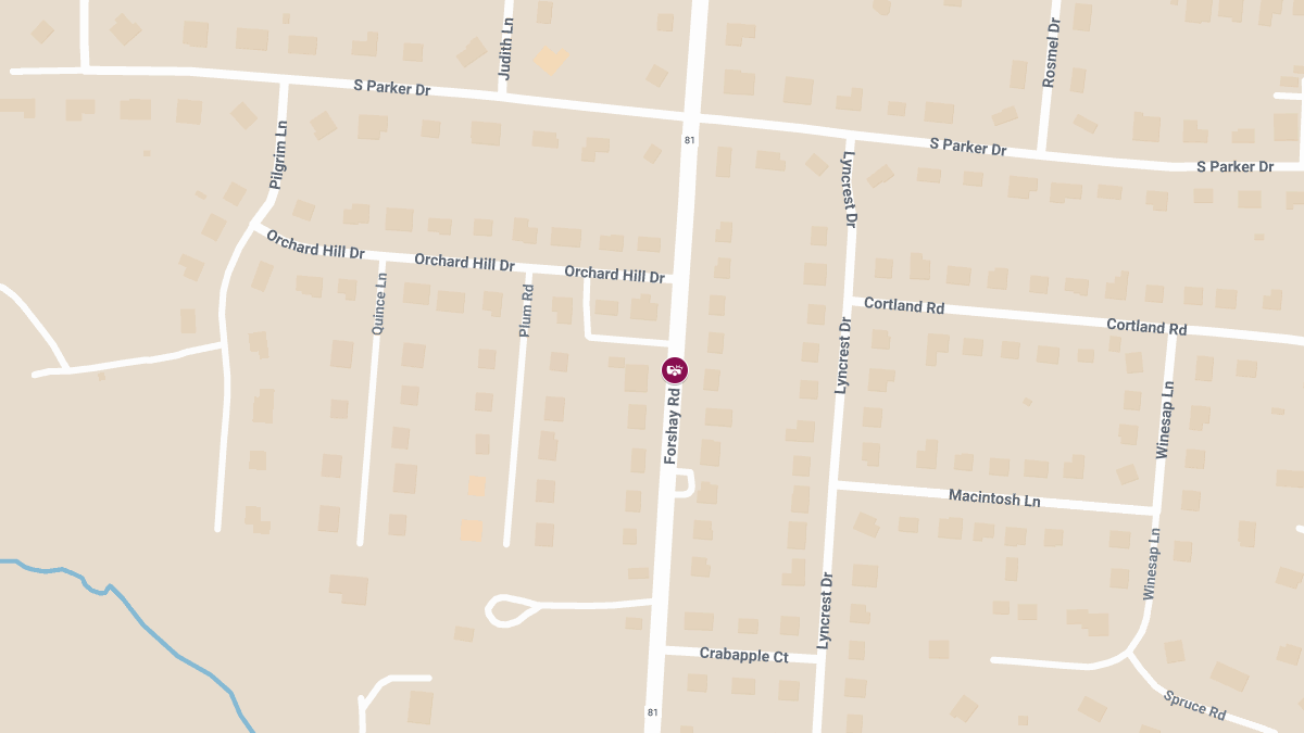 Injuries Reported in Crash on Forshay Rd Near Orchard Hill Dr