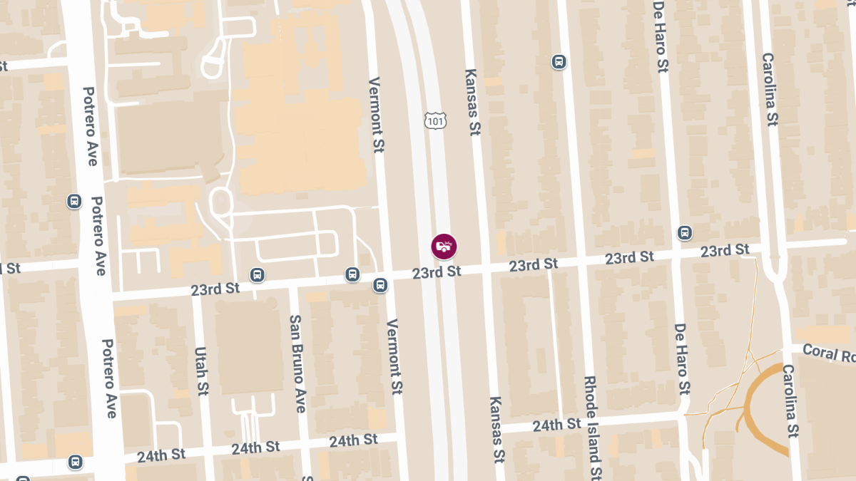 Injuries Reported in Crash on Highway 101 at 23rd St