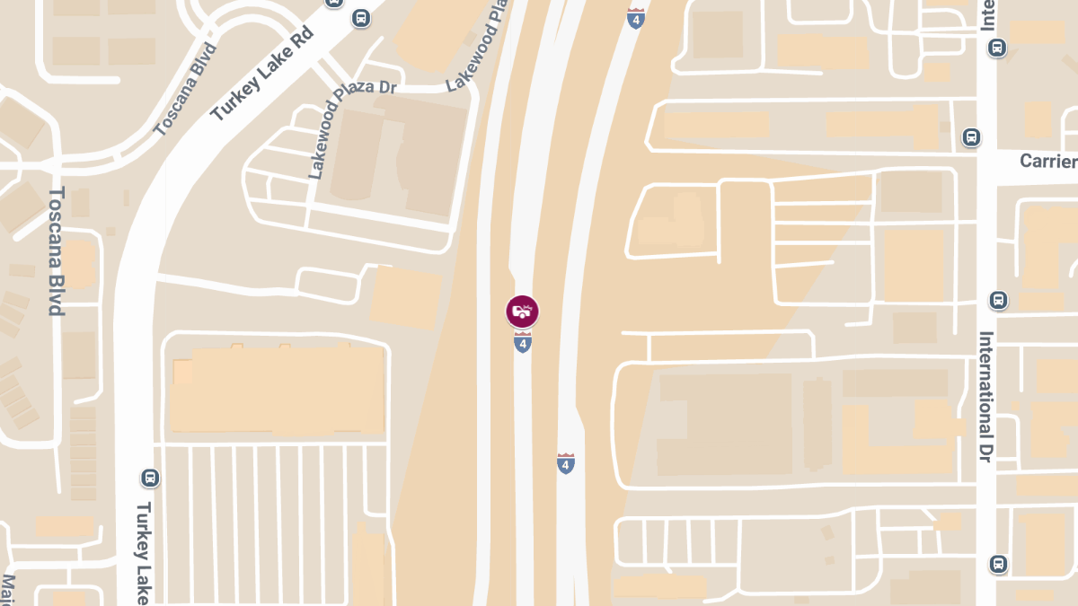 Injuries Reported in Crash on I-4 EB at MM 58