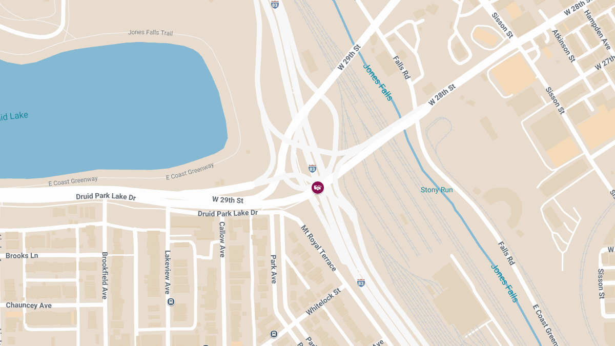 Injuries Reported in Crash on I-83 South at W 28th