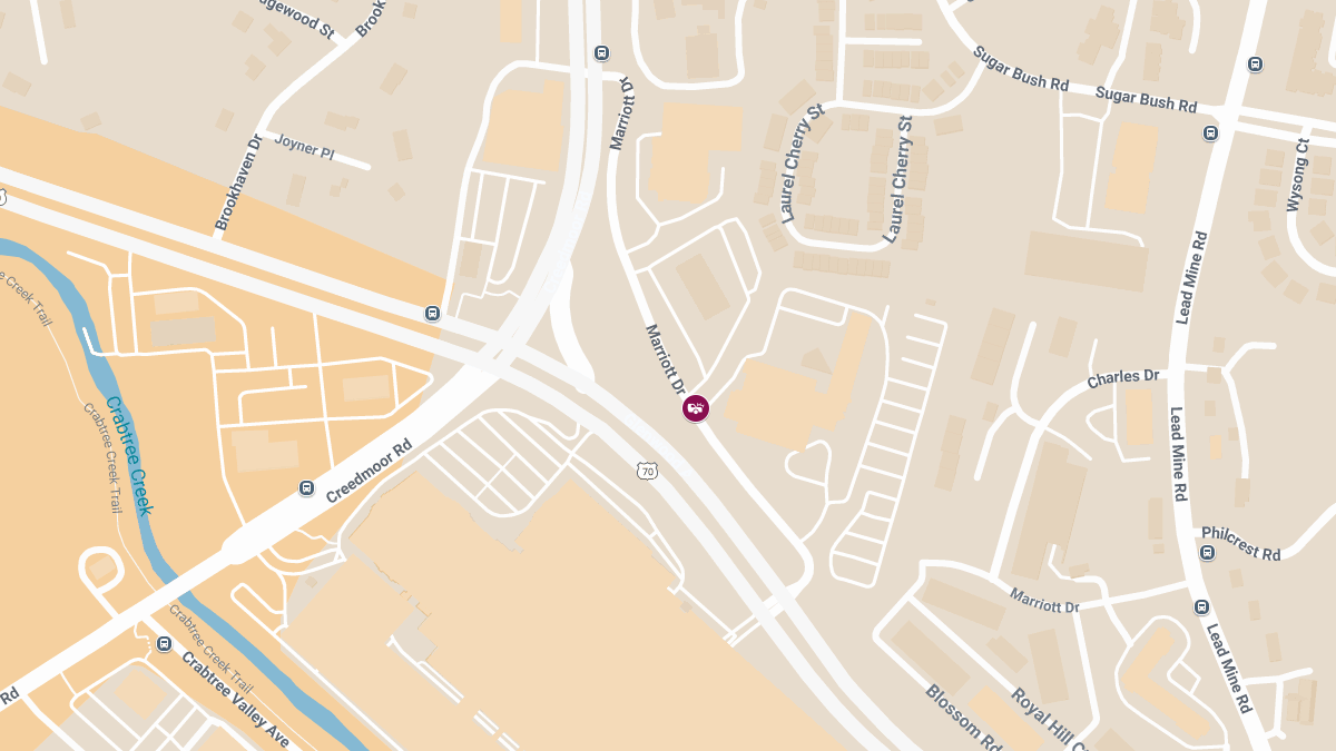 Injuries Reported in Crash on Marriott Dr