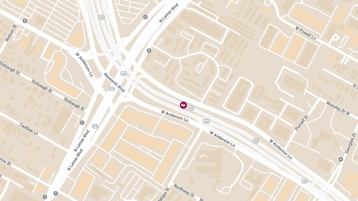 Injuries Reported in Crash on N US 183 Hwy Svrd SB