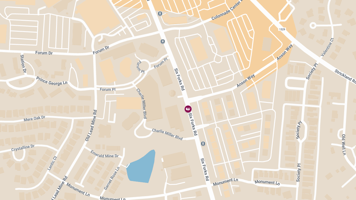 Injuries Reported in Crash on Six Forks Rd