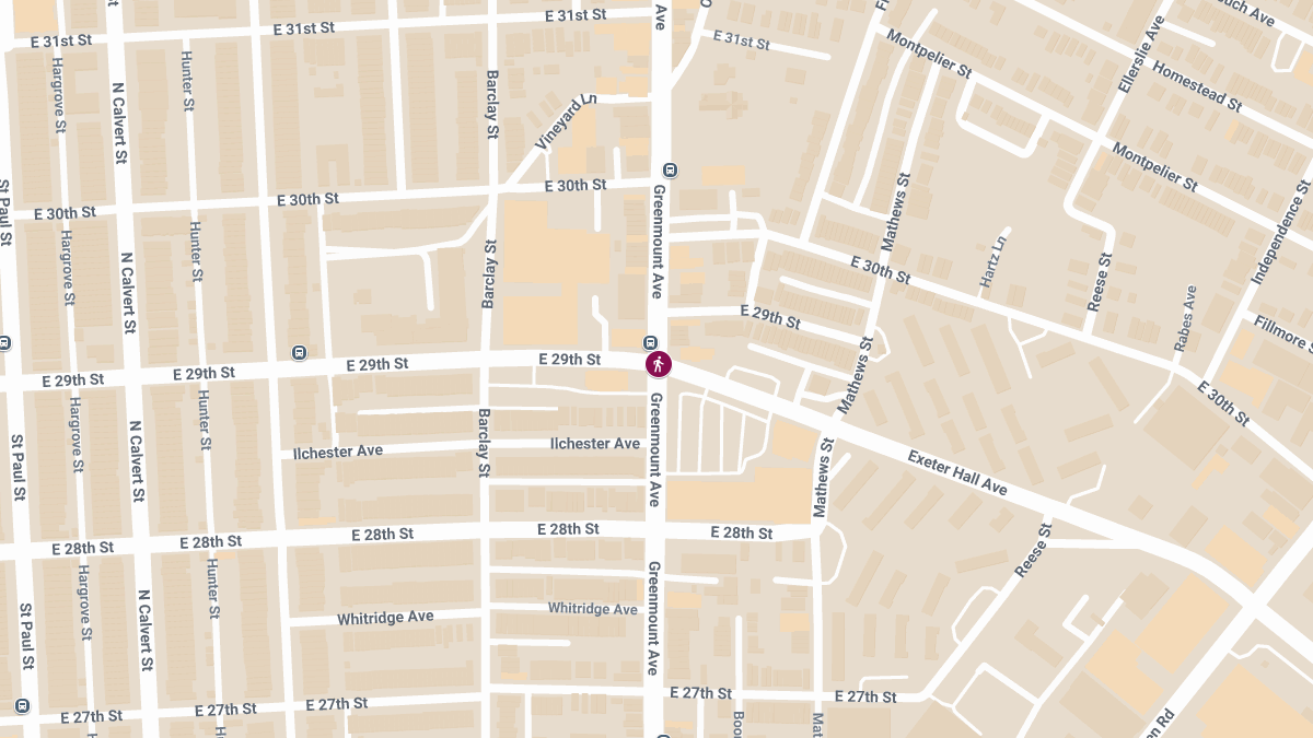 Injuries Reported in Hit-and-Run Crash at E 29th St & Greenmount Ave
