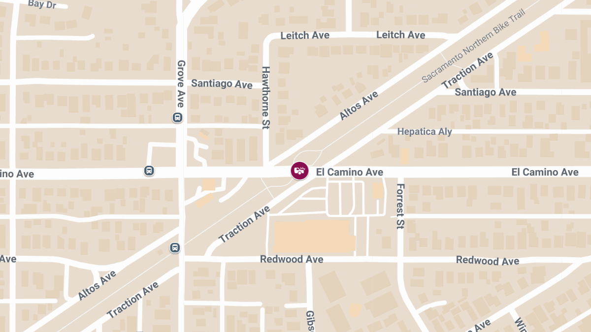 Injuries Reported in Two-Car Crash at 260 El Camino Ave