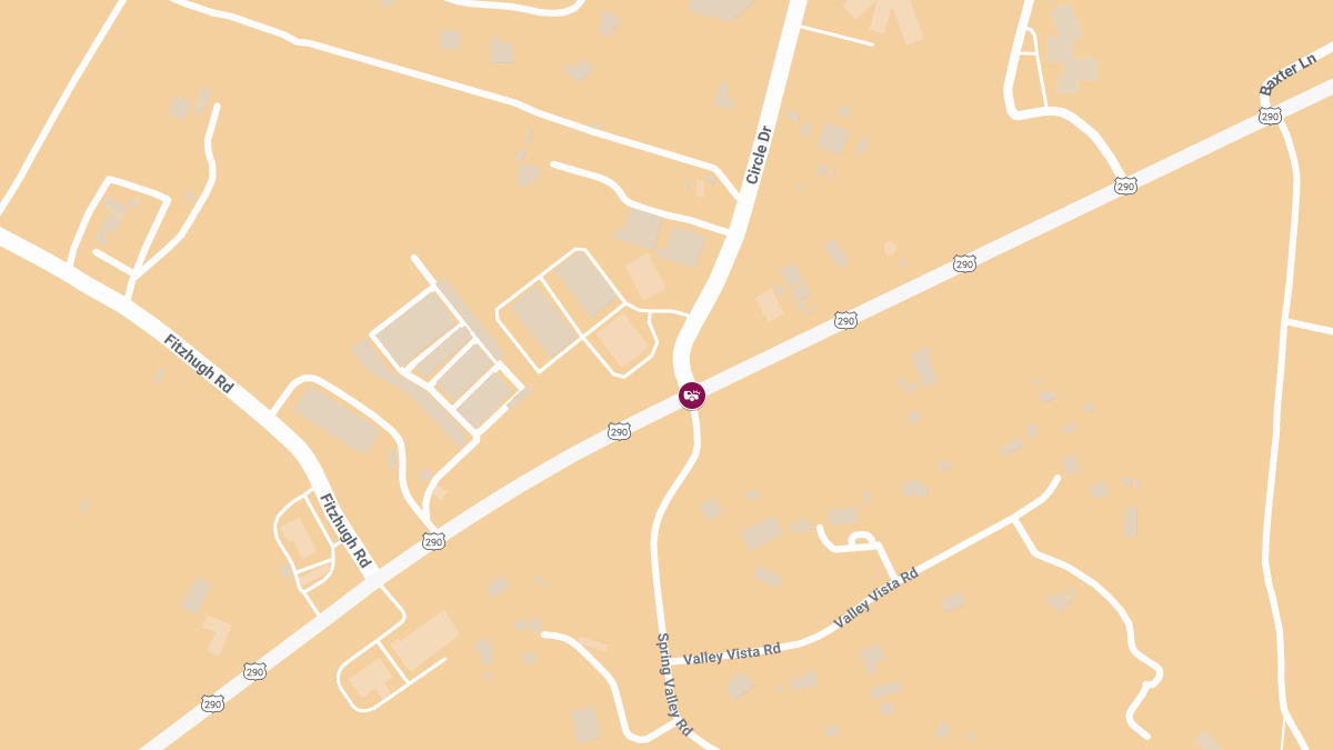 Injuries Reported in Vehicle Collision on US 290 at Circle Dr