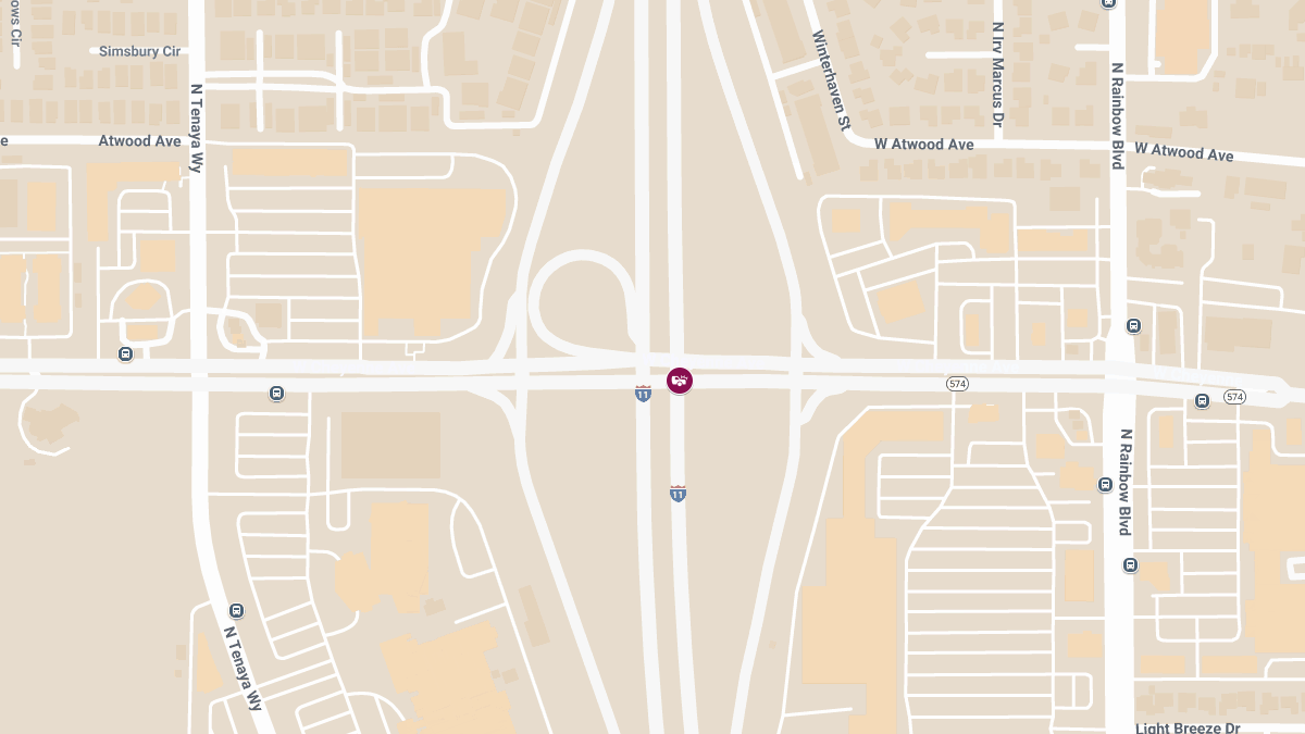 Injuries in Accident at IR11 S & Cheyenne Ave SB Off-Ramp