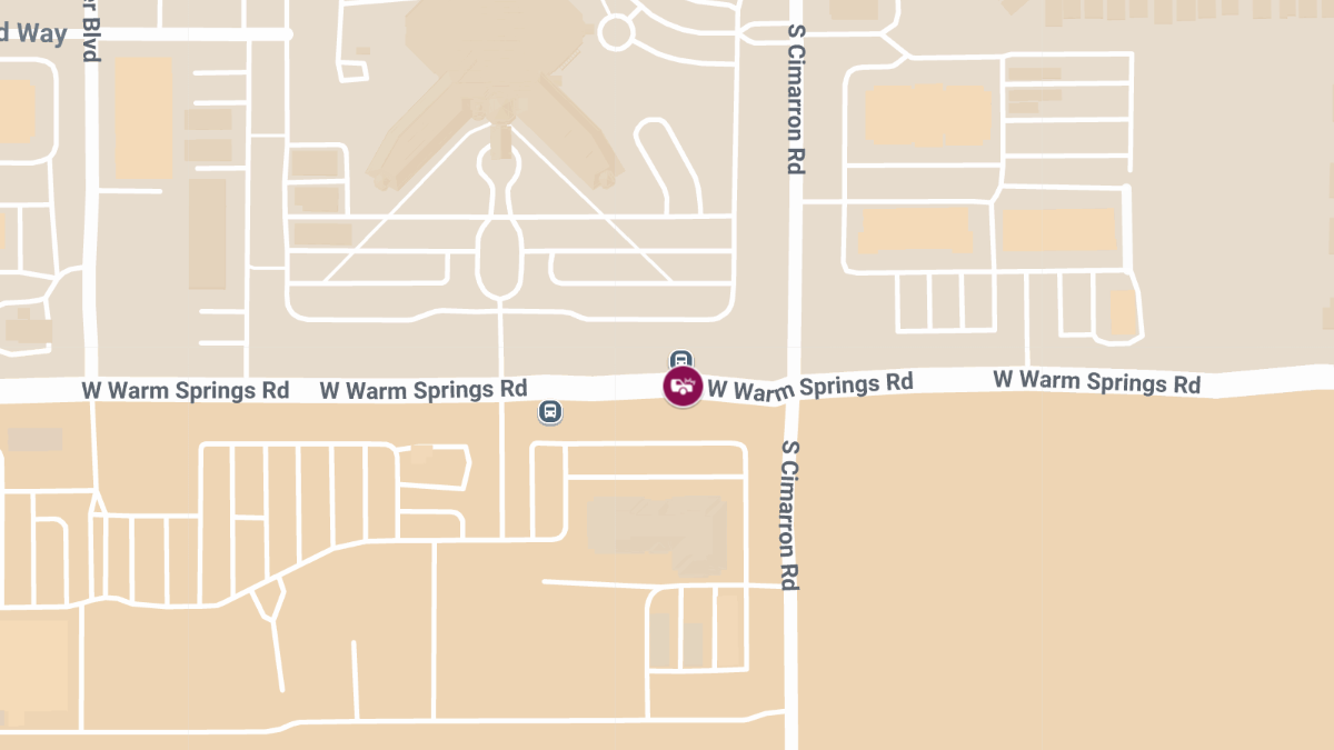 Injuries in Accident at S Cimarron Rd & W Warm Springs Rd