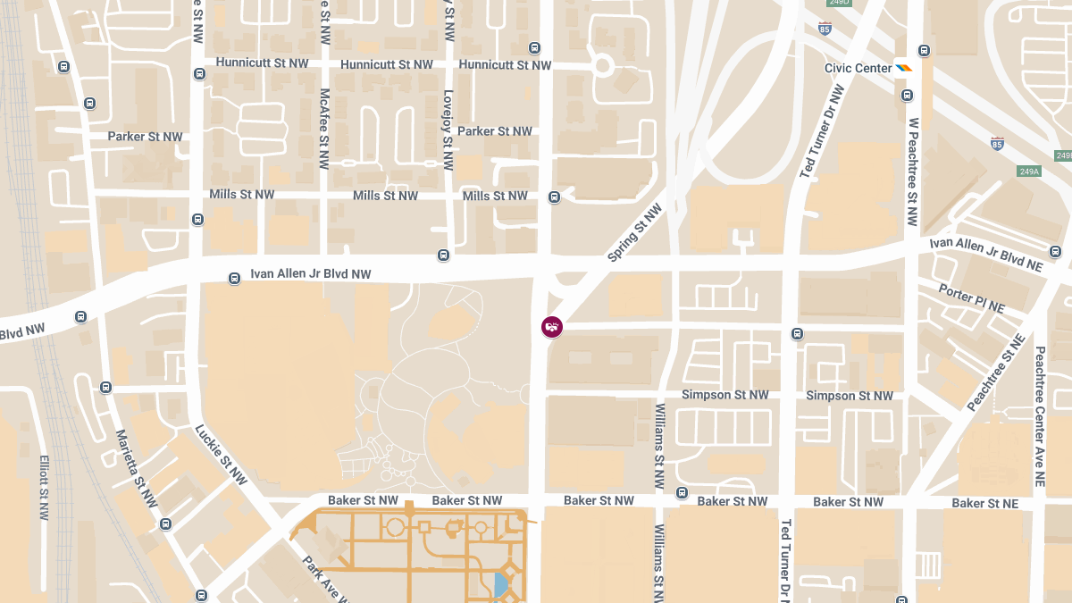 Injuries in Collision at W Peachtree Pl NW & Spring St NW