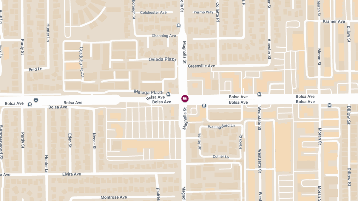 Injuries in Crash at Magnolia St & Bolsa Ave