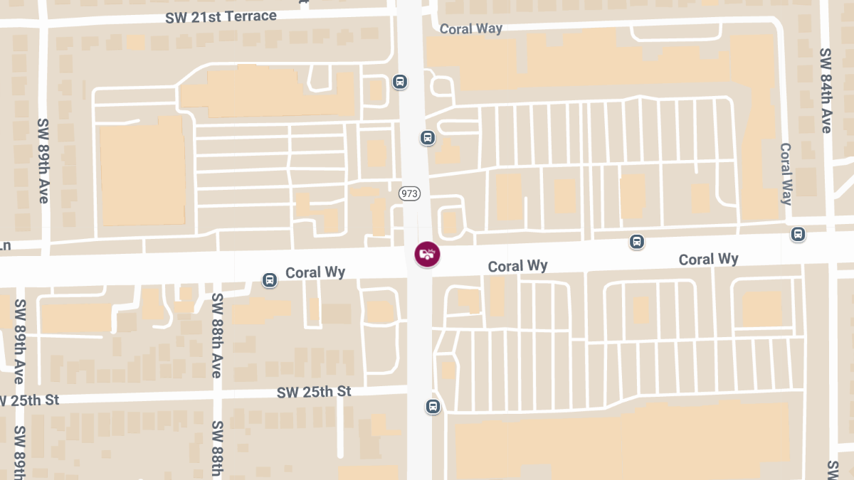 Injuries in Crash at SW 87th Ave & Coral Way