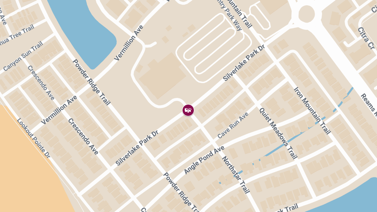 Injuries in Crash at Silverlake Park Dr & Village Lake Rd