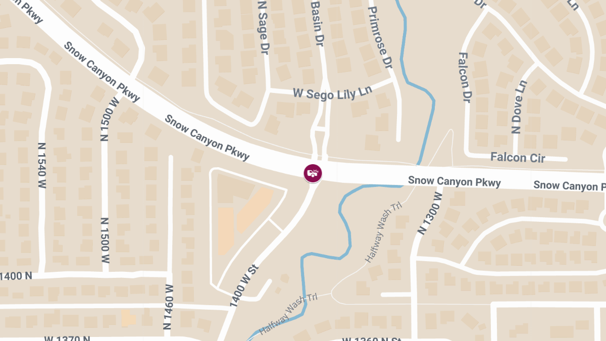 Injuries in Crash at Snow Canyon Pkwy & Great Basin