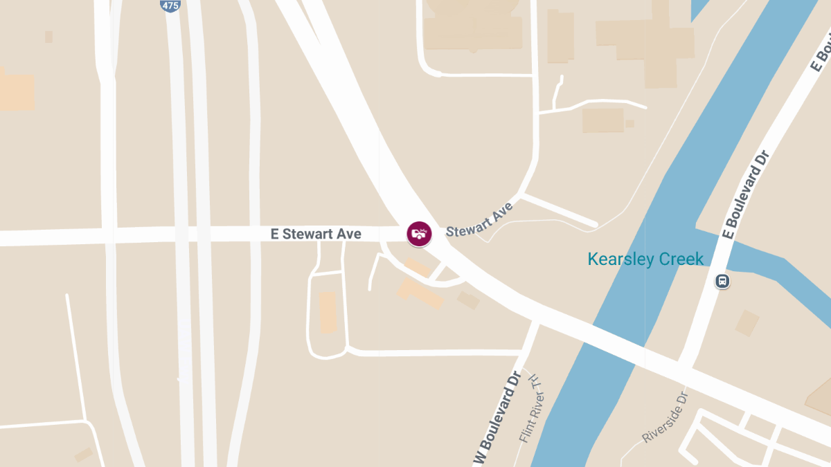 Injuries in Crash at Stewart Ave & N Dort Hwy in Flint