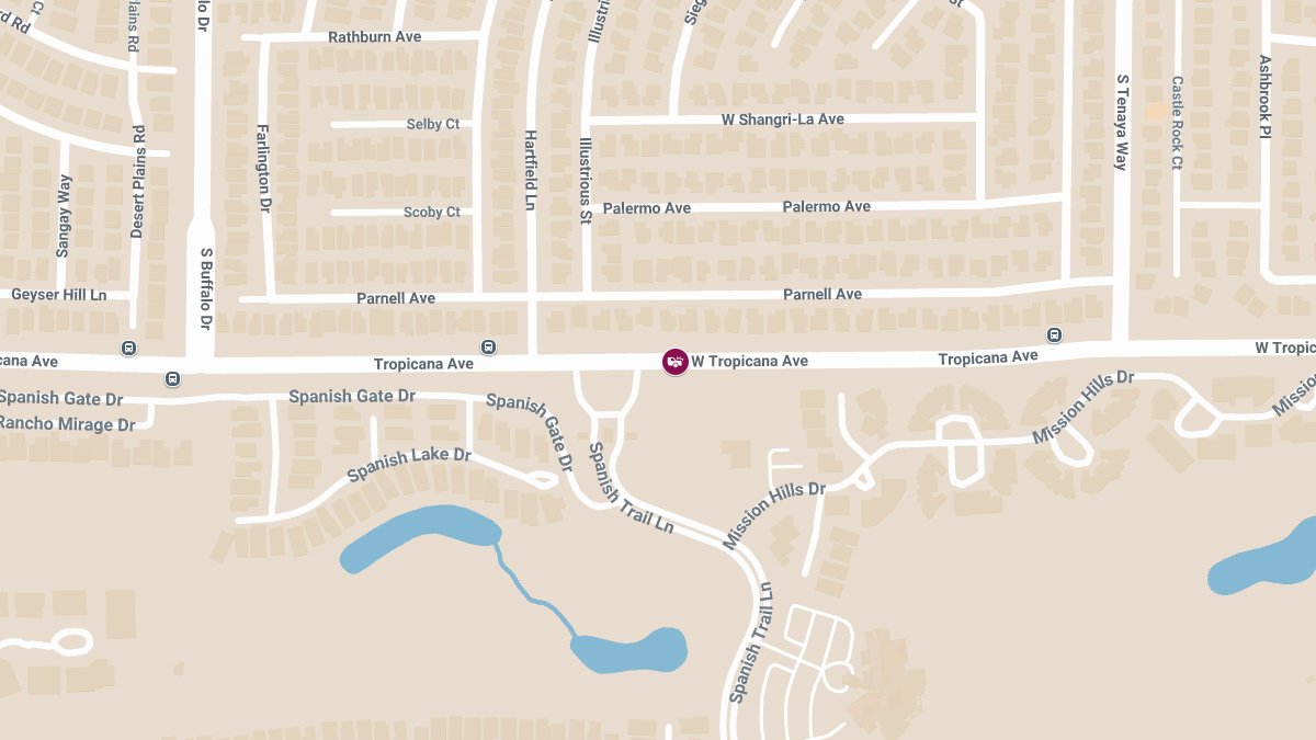 Injuries in Crash at W Tropicana Ave & New York Blvd