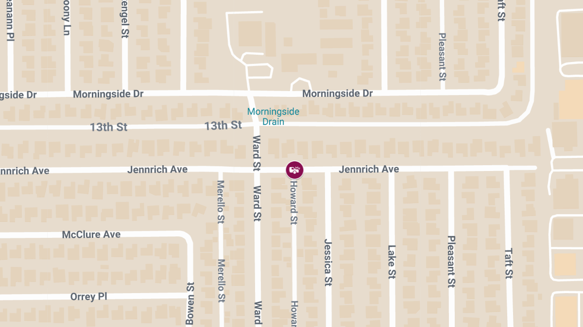 Injuries in Crash on Howard St