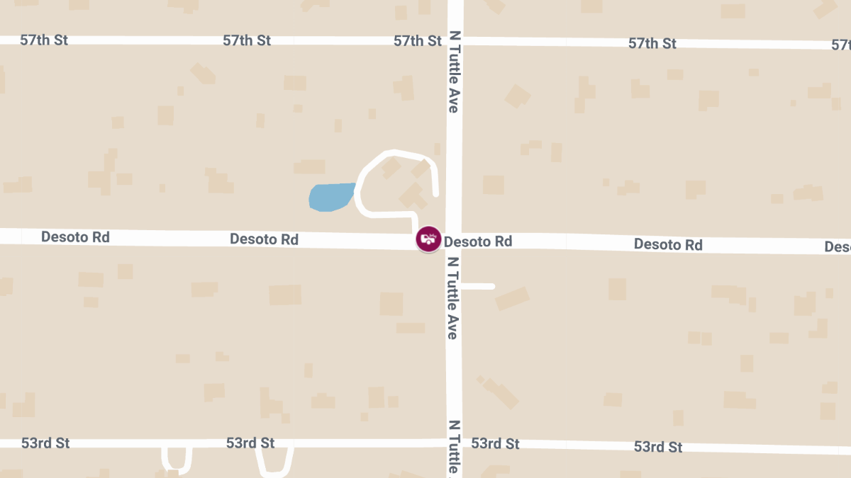 Injuries in Crash on N Tuttle Ave at Desoto Rd