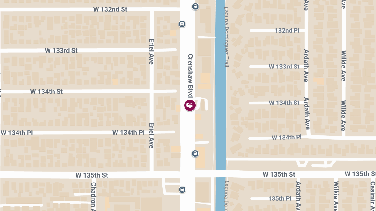 Injuries in Traffic Collision on Crenshaw Blvd