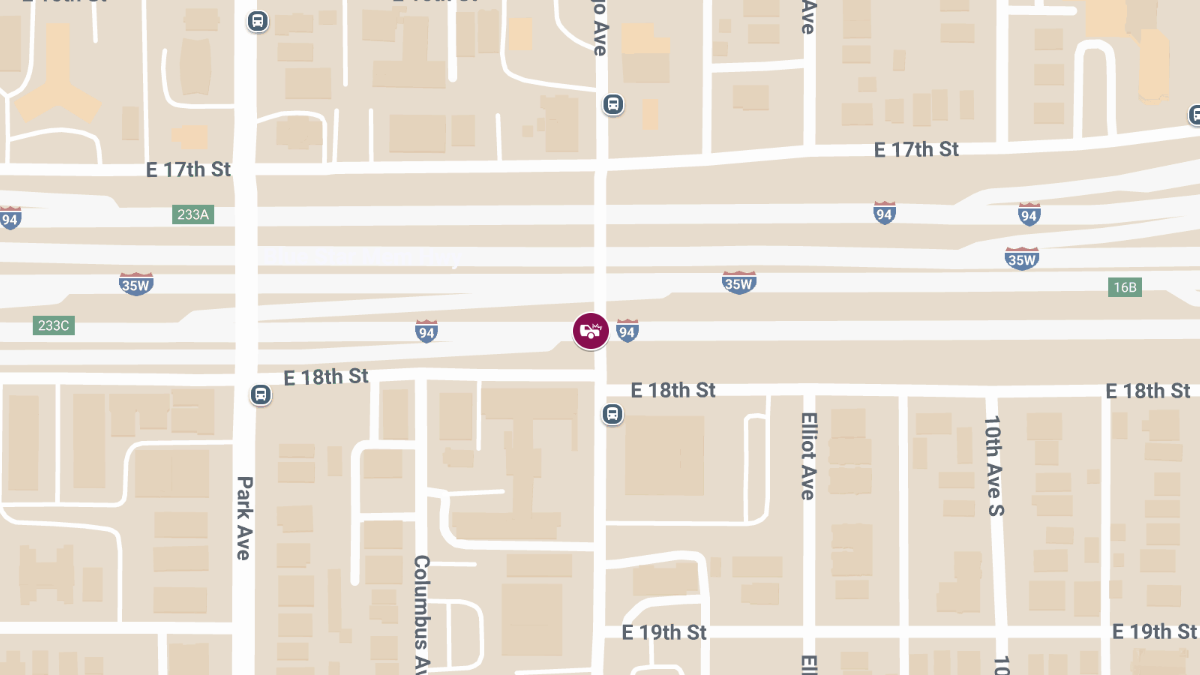 Injuries in Vehicle Crash on I-94 E & Chicago Ave