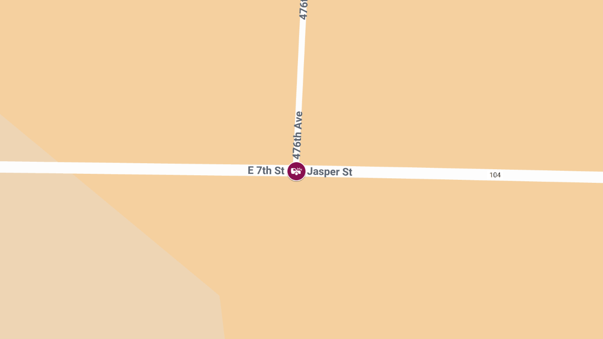 Injury Accident Reported at 476th Ave & Jasper St