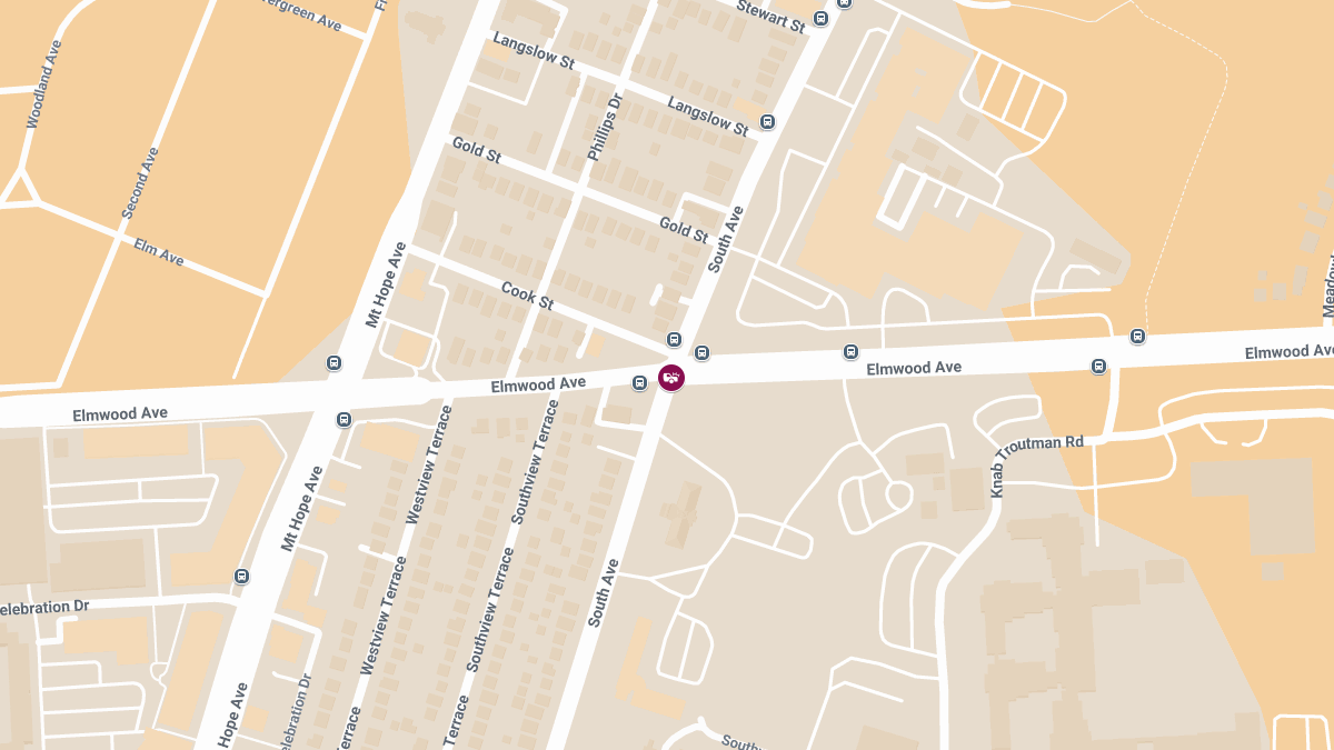 Injury Accident Reported at Elmwood Ave & South Ave