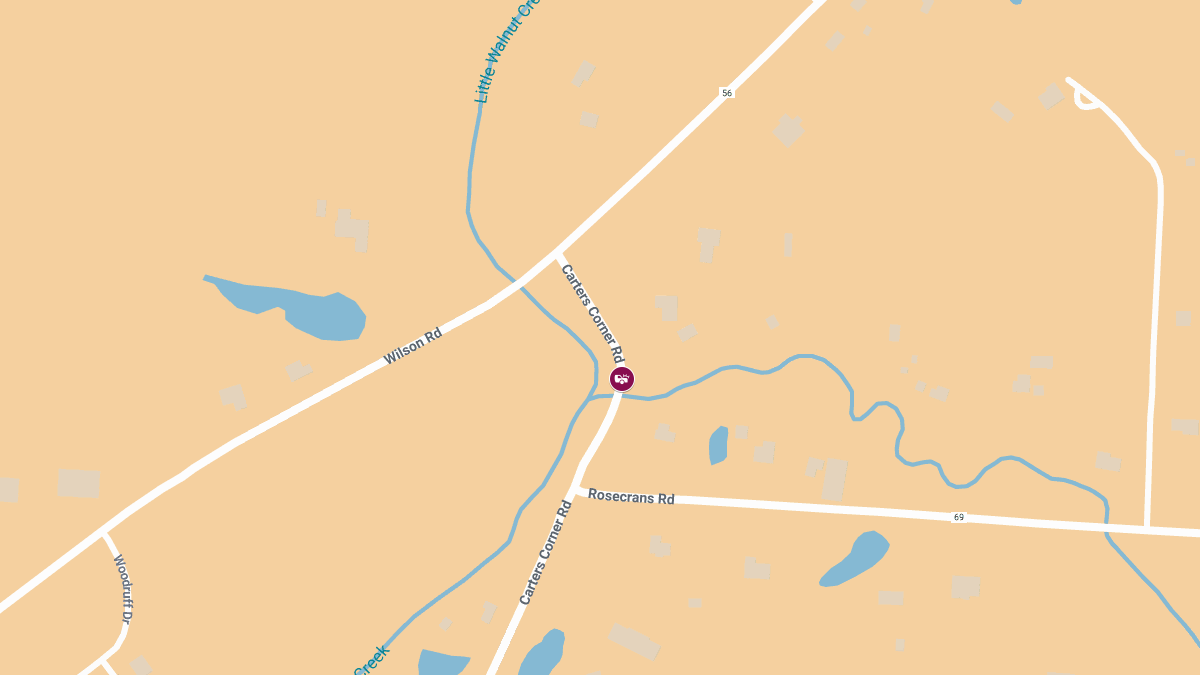 Injury Accident Reported on Carter’s Corner Rd