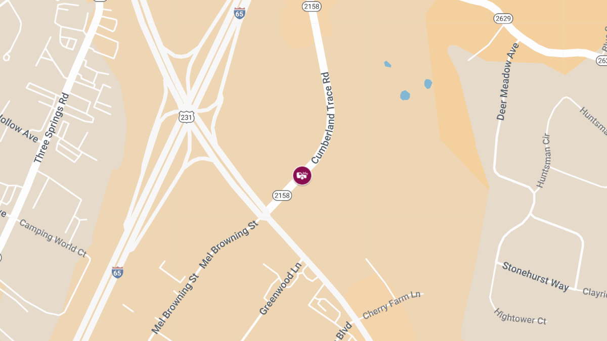 Injury Accident Reported on Cumberland Trace Near Hardee’s