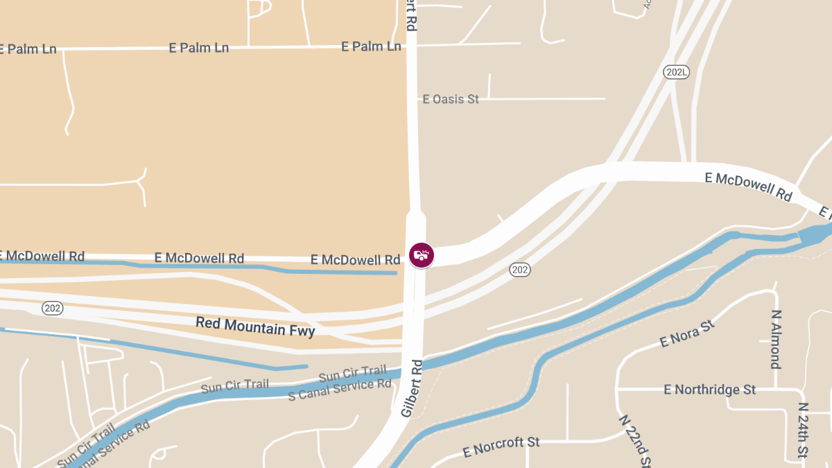 Injury Accident Reported on N Gilbert Rd & E McDowell Rd