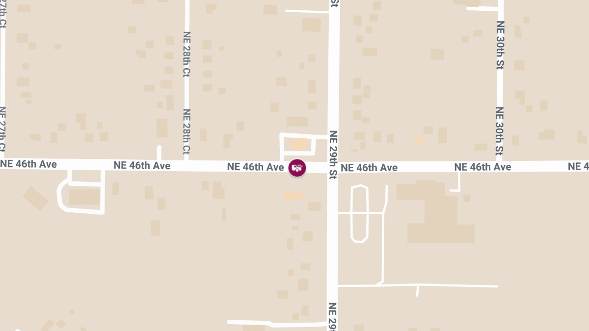 Injury Accident Reported on NE 46th Ave