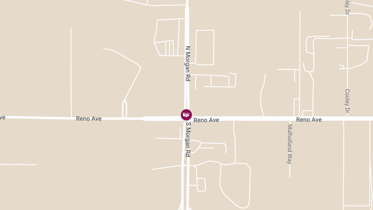 Injury Accident Reported on Reno Ave at Morgan Rd